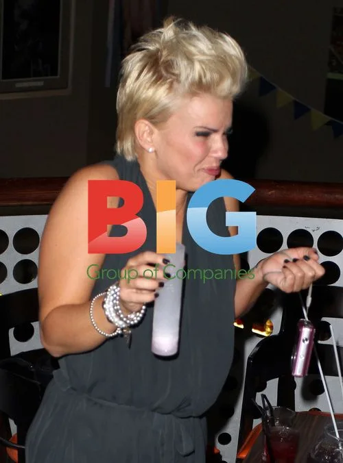 Kerry Katona Enjoys Night Out in Warrington