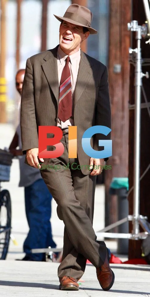Josh Brolin on set of 'Gangster Squad'