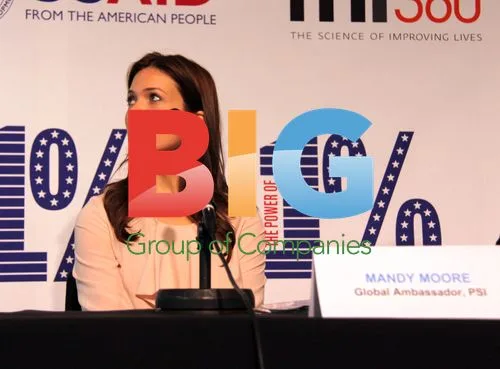 Mandy Moore and Barbara Bush at 'The Power of 1%' launch