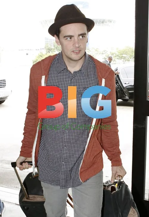 Vincent Piazza Arrives at LAX