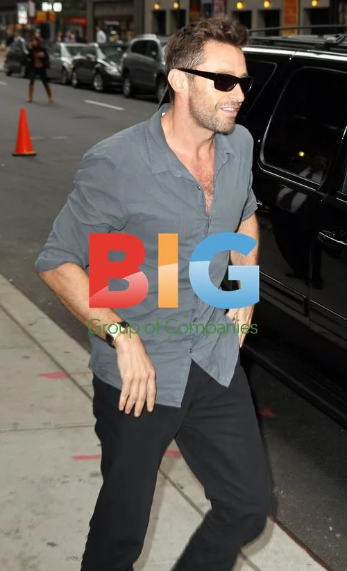 Hugh Jackman at David Letterman Show