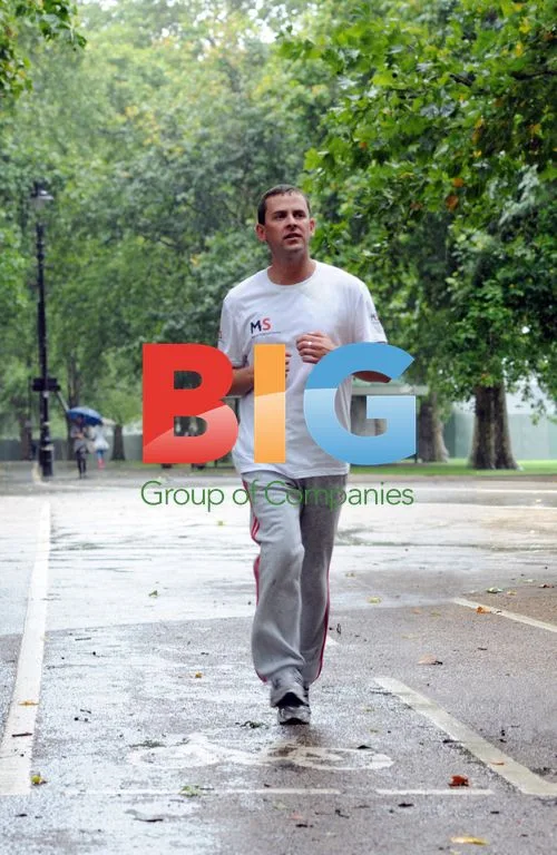 Scott Mills Trains for MS Charity Run