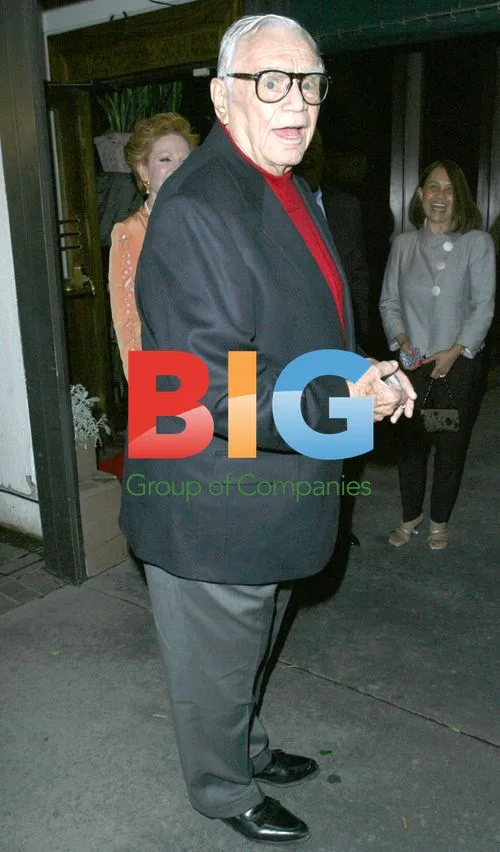 Ernest Borgnine and Tova Borgnine Dine at Madeo