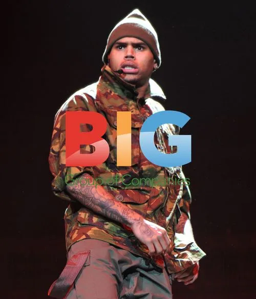 Chris Brown performs on Fame tour, Miami