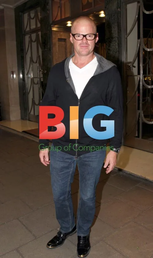 Heston Blumenthal Leaving Claridge's Hotel