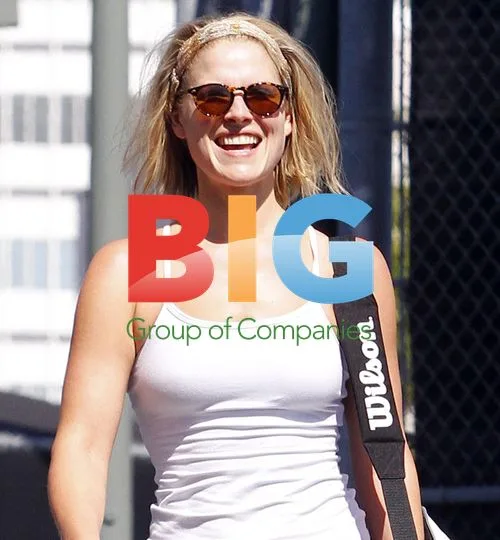 Ali Larter Playing Tennis