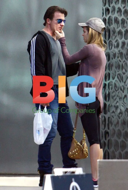Annalynne McCord and Dominic Purcell in Venice, CA