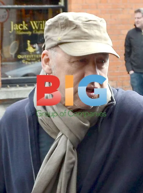 Mark Knopfler Leaving Dublin Hotel