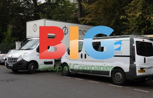 Vans Arrive at Paul McCartney's House