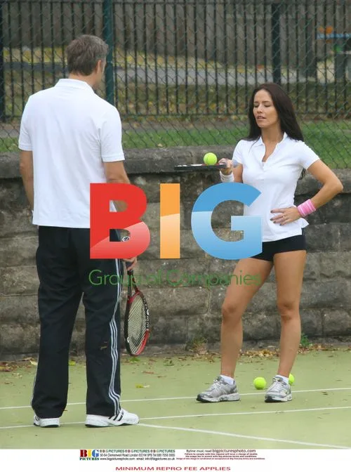 Dan Lobb and Katya Virshilas Practice Tennis
