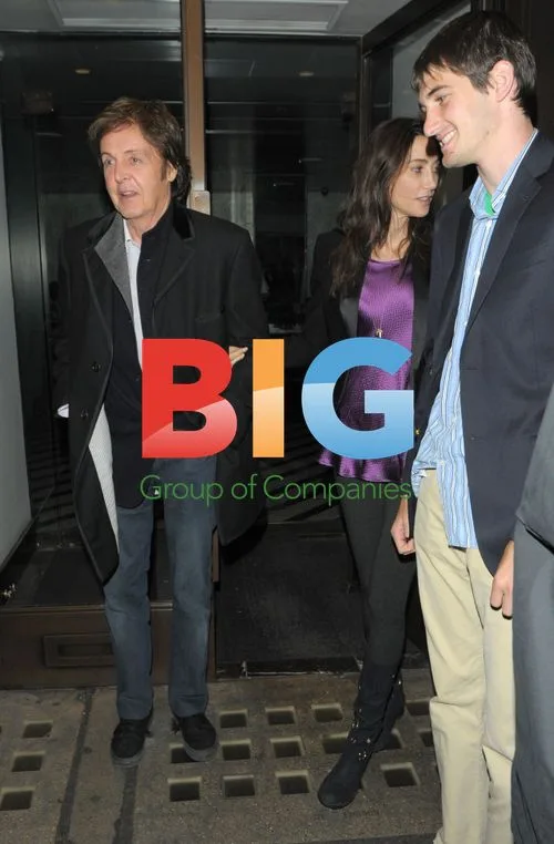 Paul McCartney Spotted With Fiancee