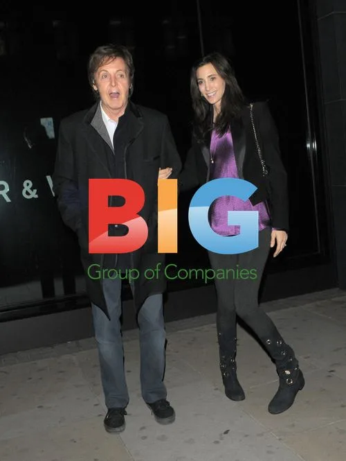 Paul McCartney and Nancy Shevell Leaving for Dinner