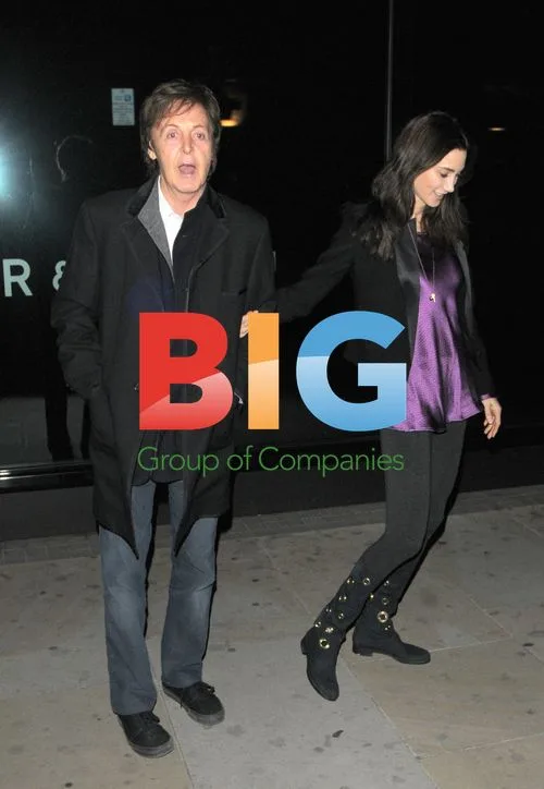 Sir Paul McCartney and Fiancee Leave Home