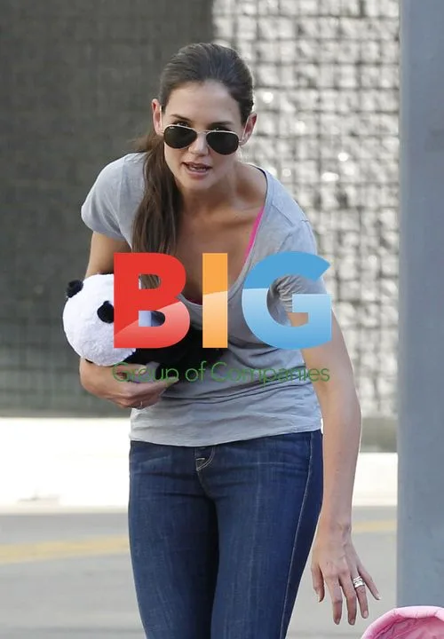 Katie Holmes and Tom Cruise with Suri in LA