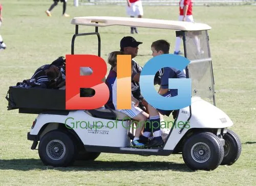 David Beckham at Son\'s Soccer Game