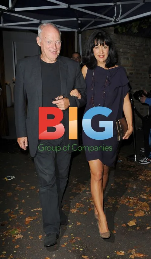 David Gilmour and Polly Samson at Paul McCartney\'s wedding