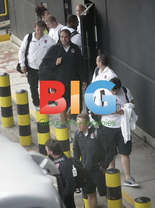 England Rugby Team Arrival at Heathrow