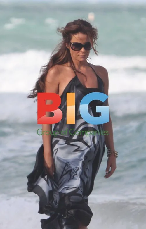 Carole Samaha on Miami Beach
