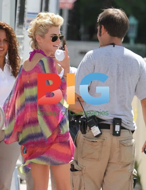 Minka Kelly, Rachael Taylor, and Annie Ilonzeh filming 'Charlie's Angels'