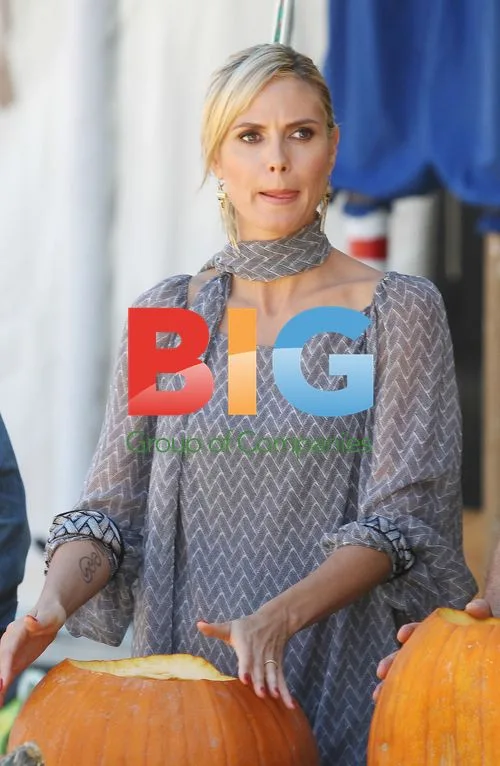 Heidi Klum at Pumpkin Patch
