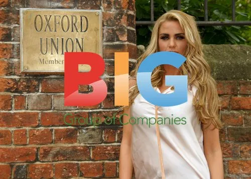 Katie Price at Oxford Union 2011