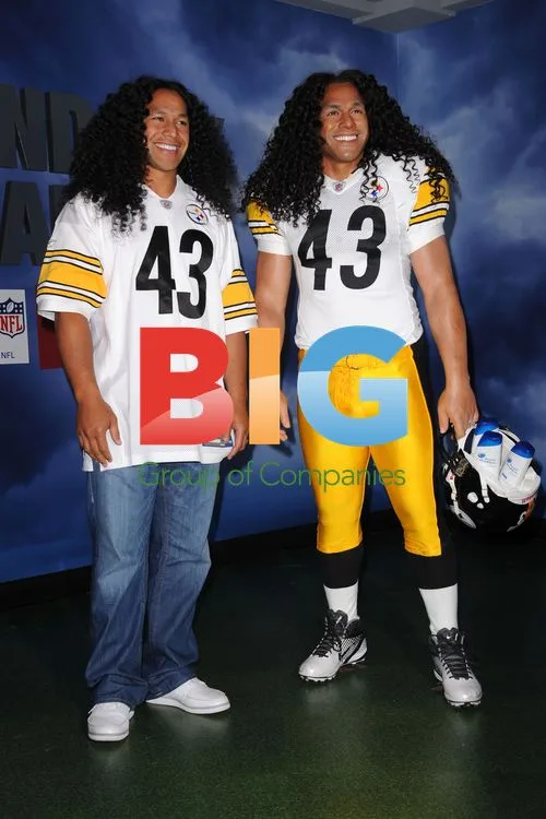 Troy Polamalu Wax Figure Unveiling