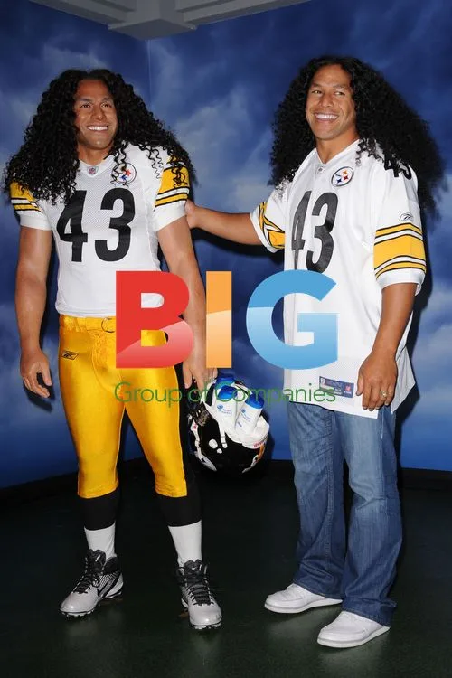 Troy Polamalu Wax Figure Unveiling