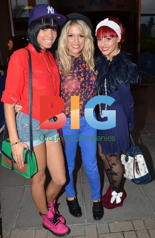 Former X Factor Girl Group 'Belle Amie' at RTE Studios