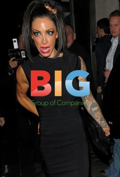 Jodie Marsh Out in London