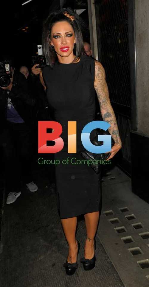 Jodie Marsh Out in London