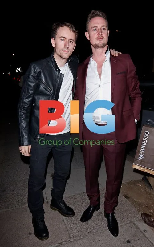 Tyler Shields and Max Wiedermann at London Private View