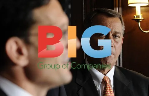 Eric Cantor and John Boehner at RNC Headquarters