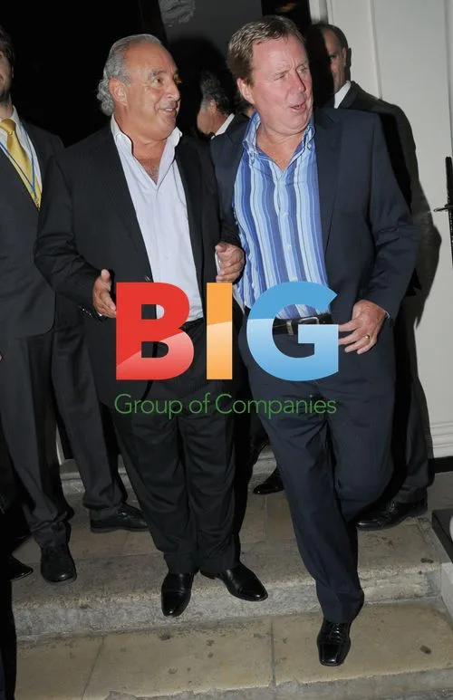 Sir Philip Green and Harry Redknapp
