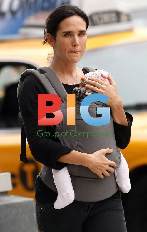 Jennifer Connelly with baby Agnes Bettany in New York