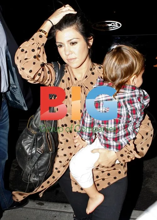 Kourtney Kardashian with son Mason Disick
