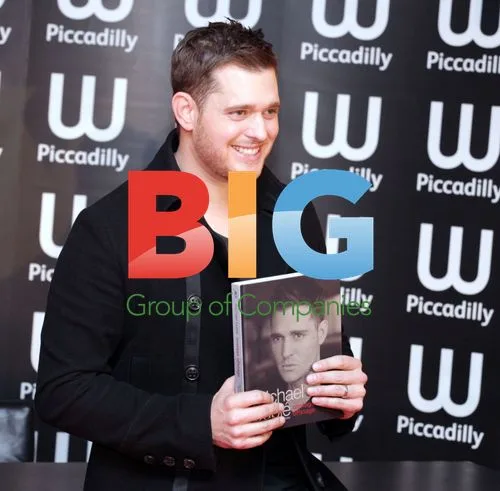 Michael Buble Book Signing in London