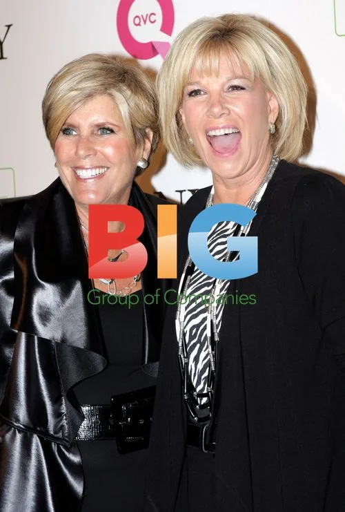 Suze Orman and Joan Lunden at QVC Charity Event