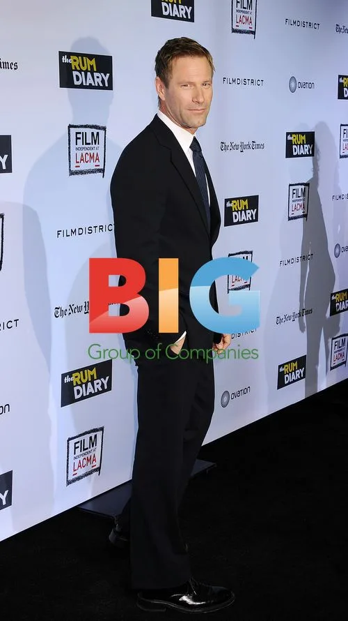 Aaron Eckhart at "The Rum Diary" LA Premiere