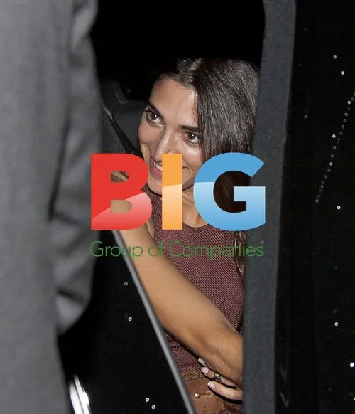 Simon Cowell Leaves Miami Restaurant with Friends