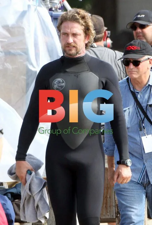 Gerard Butler films 'Of Men and Mavericks'