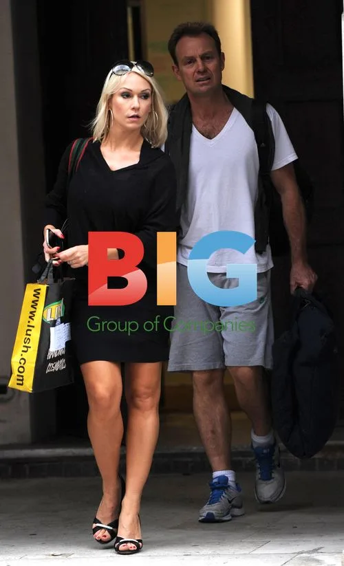 Jason Donovan and Kristina Rihanoff After Strictly Come Dancing Rehearsals