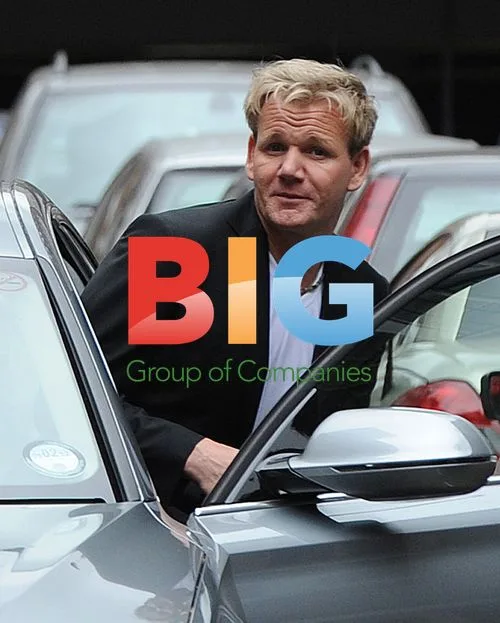 Gordon Ramsay Picks Up Coffee in London