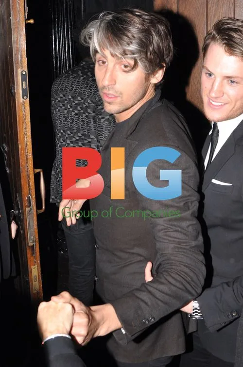 Celebs at The Box club in London