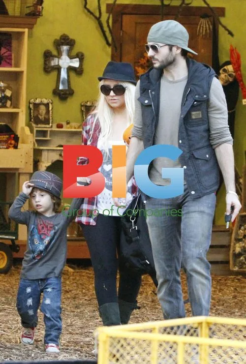 Christina Aguilera at Pumpkin Patch