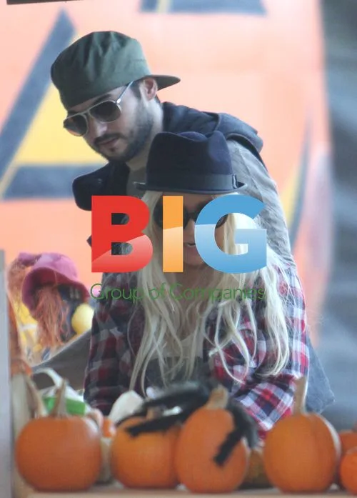 Christina Aguilera at Pumpkin Patch