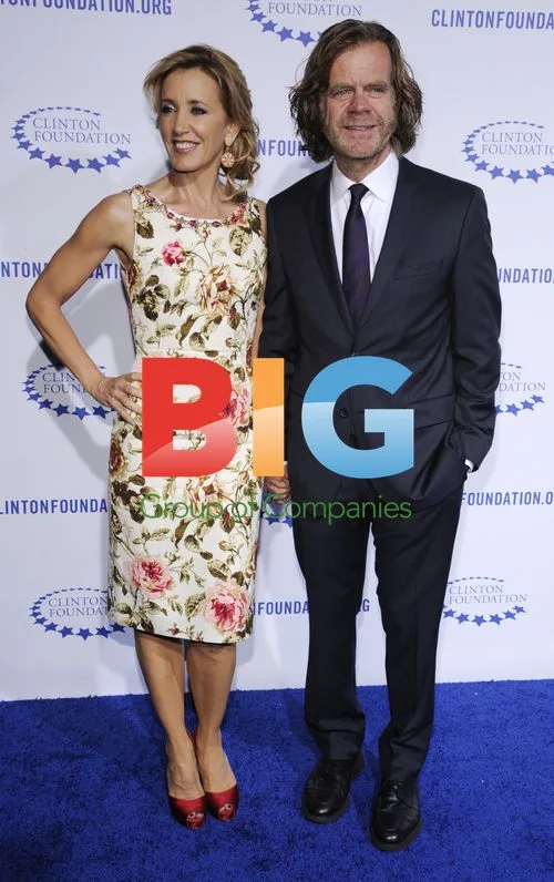 Felicity Huffman and William H. Macy at Clinton Gala