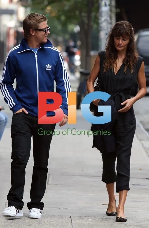Helena Christensen and Paul Banks in NYC