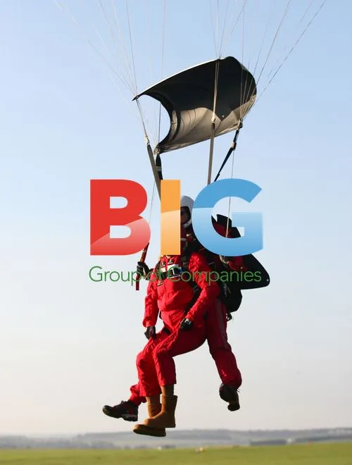 Alize Lily Mounter skydiving for Charity