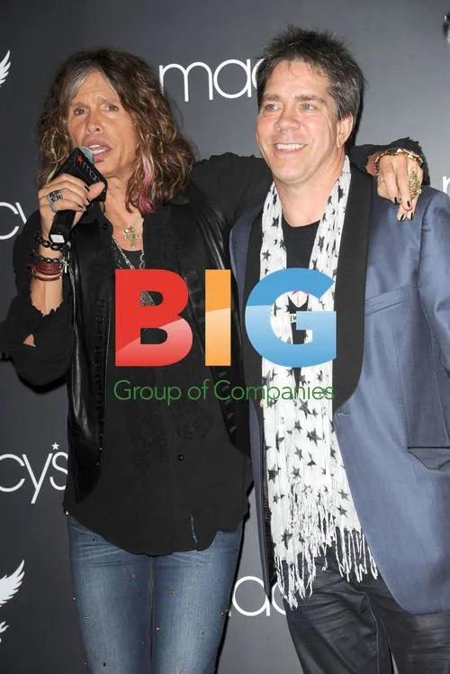 Steven Tyler & Andy Hilfiger at Andrew Charles Fashion Launch
