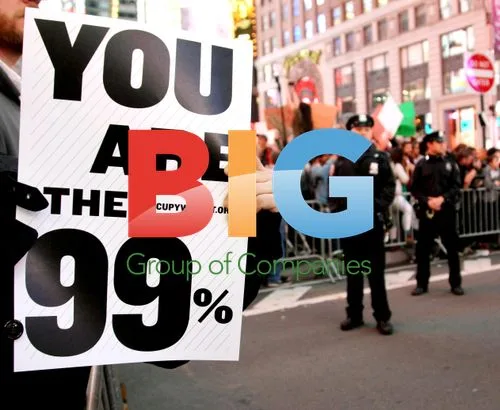 Occupy Wall Street Protest in Times Square
